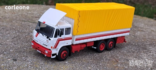 Madara Liaz 796 бордови с тента - мащаб 1:43 на DeAgostini моделът е нов в блистер, снимка 10 - Колекции - 53763838