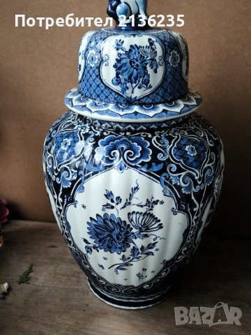 BOCH Delft – колекционерски вази, 50–60 г., снимка 13 - Антикварни и старинни предмети - 52712405