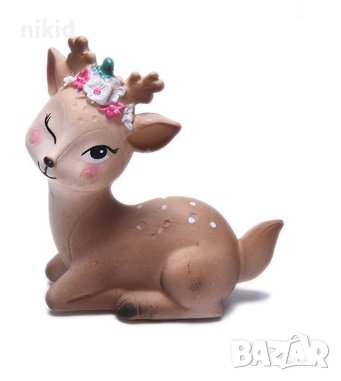 Голяма сърна сърнича пластмасова фигурка за украса торта и др, снимка 8 - Фигурки - 32714325