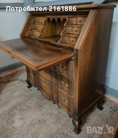 Дъбово писалище , снимка 7 - Шкафове - 52790981