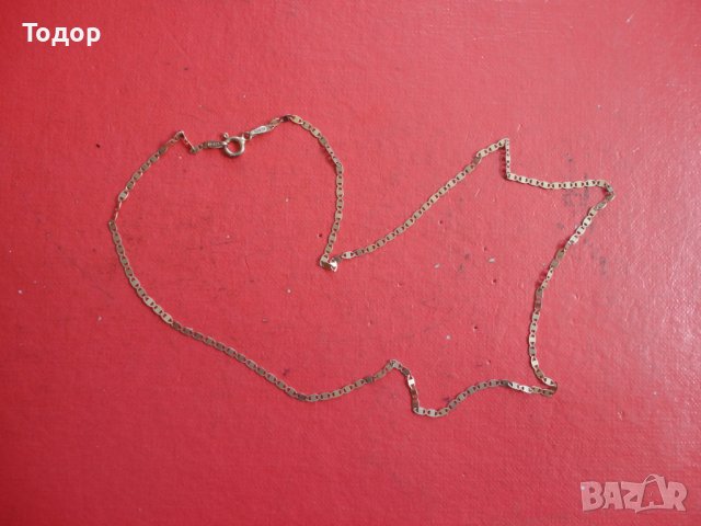 Уникална позлатена сребърна верижка колие 925, снимка 7 - Колиета, медальони, синджири - 41654669