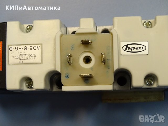 Пневматичен разпределител TOYOOKI AD5-6-FG-D-9-N pneumatic solenoid valve , снимка 5 - Резервни части за машини - 38990096