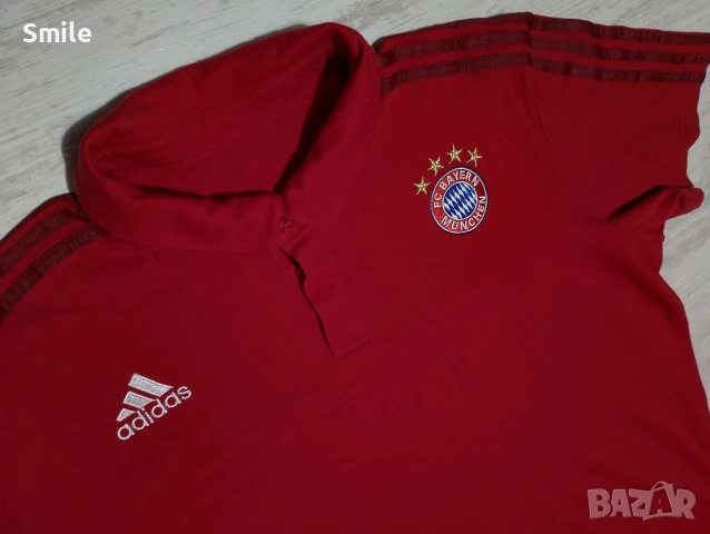 Фланелка FC Bayern Munchen / Adidas оригинал, снимка 5 - Спортни дрехи, екипи - 50620305