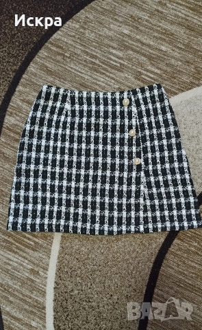 Карирана пола , снимка 3 - Поли - 53696990