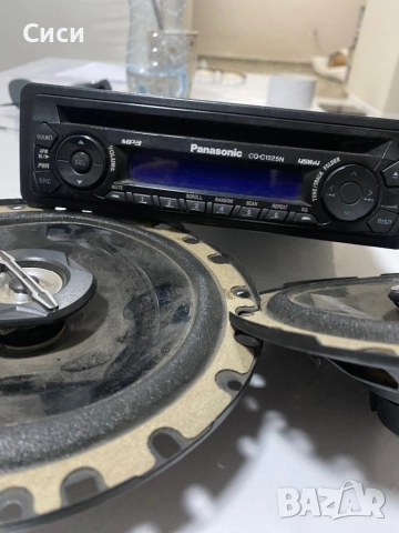 Panasonic за кола и 2 JVC колонки