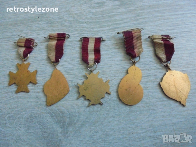 № 8346 Стари медали / ретро значки / колекционерски комплект (5 броя) , снимка 6 - Други ценни предмети - 52308219