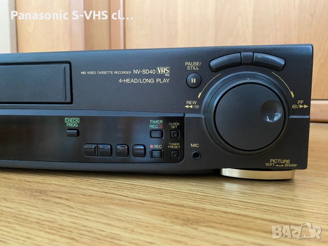Panasonic VHS NV-SD40B 4 head, снимка 2 - Плейъри, домашно кино, прожектори - 44465502