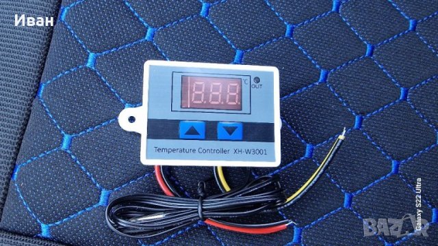 Програмируем терморегулатор XH-W3001 за терариуми,аквариуми,хладилници,инкубатори,и други,220V/10A