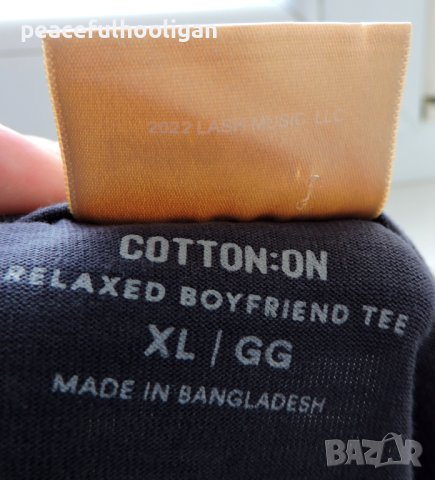 Billie Eilish Relaxed Boyfriend Tee Size XL Cotton 2022 Lash Music -Official Merch , снимка 12 - Тениски - 44229601