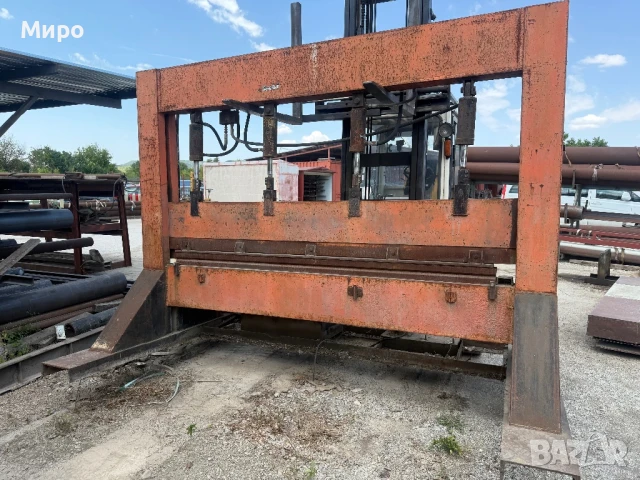 Абкант 2,5м с нож за сгъване на покривна ламарина, снимка 3 - Други машини и части - 51320040