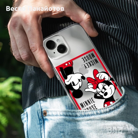  iPhone 14 Plus Оригинален и официално лицензиран модел на Disney Мики , снимка 3 - Калъфи, кейсове - 51911684