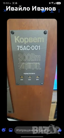 руски тонколони Корвет 75ас001, снимка 2 - Тонколони - 56041615