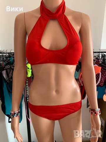 Червен бански наличен в размер S и М, снимка 7 - Бански костюми - 40391292