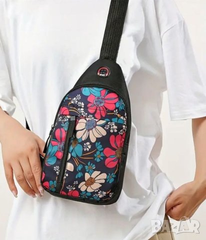 Дамска чанта за рамо,гръб с изход за жични слушалки 👍, снимка 6 - Чанти - 44420057