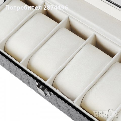 Кутия за съхранение на часовници от еко крокодилска кожа , снимка 10 - Други - 35761289