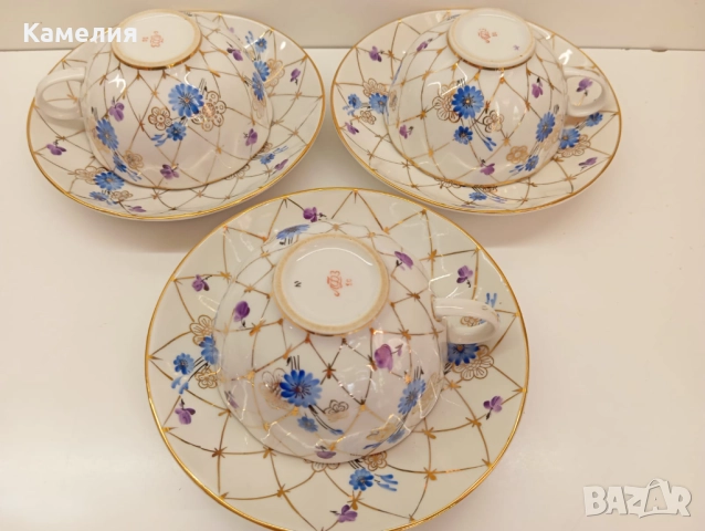 Руски порцелан , снимка 5 - Чаши - 52943242