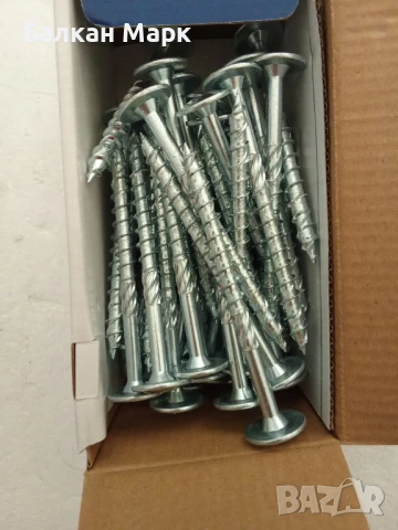 Винтове за дърво HSeasy PRO 8x100 с широка периферия – 50 бр. 🇩🇪