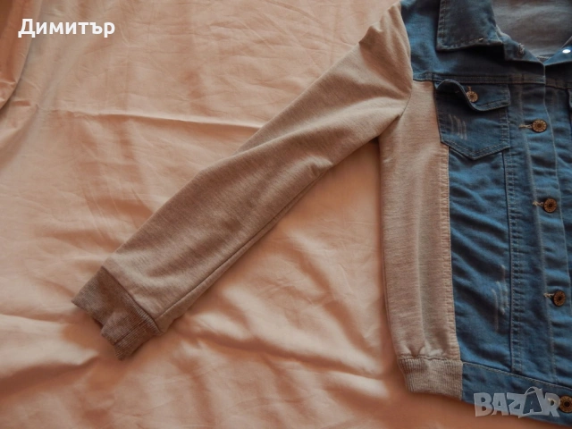 Дънково яке С-М, снимка 3 - Якета - 53191356