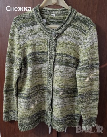 Дамски плетен пуловер