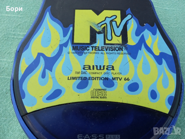  AIWA MTV66  Limited Edition Compact Disc Player, снимка 2 - Плейъри, домашно кино, прожектори - 36240034