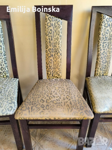 Трапезен комплект – маса + столове, снимка 7 - Маси - 53695687