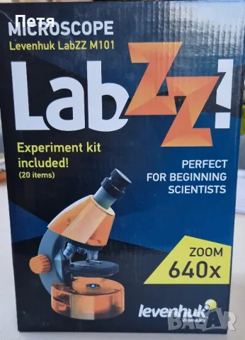  Микроскоп Levenhuk LabZZ M101 , снимка 2 - Образователни игри - 48836487