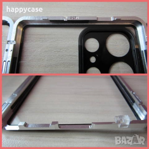 Samsung Galaxy S26 Ultra / S25 Ultra / S25+ / S25/ Двоен 360° магнитен кейс калъф с камера протектор, снимка 12 - Калъфи, кейсове - 48736561