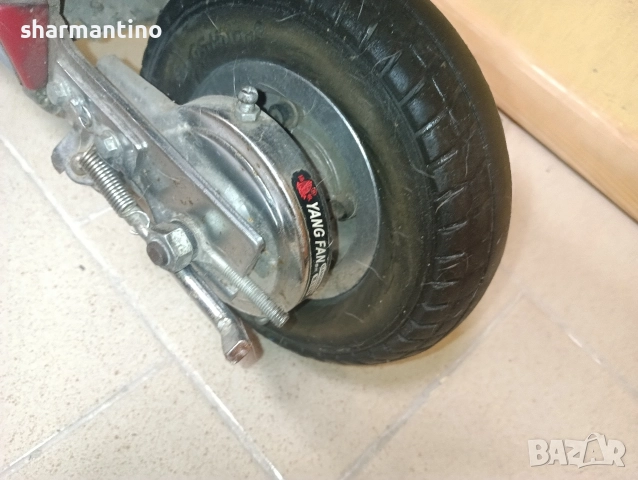 Електрическа алуминиева тротинетка - 99 лв, снимка 4 - Велосипеди - 52845927