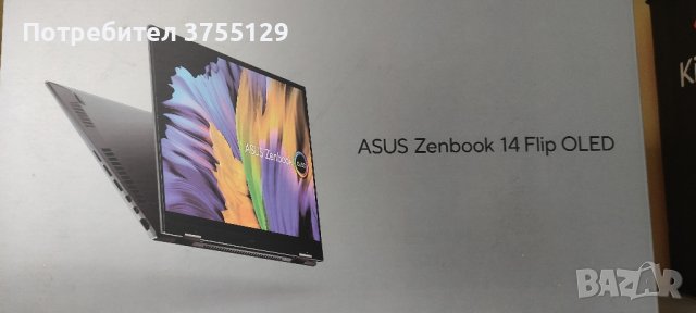 Лаптоп Asus Zenbook 14 Flip, снимка 3 - Лаптопи за дома - 44174439