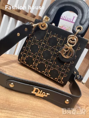 Dior с камъни чанта , снимка 4 - Чанти - 48378377