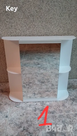 PVC Шкаф за Баня Различни Модели Огледало Водоустойчиви