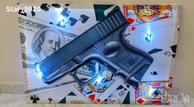 Светещи картини с LED осветление на едро , снимка 9 - Картини - 49339844