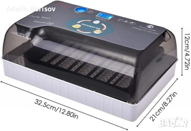 Автоматичен инкубатор за 12 яйца – Лесен за употреба YZ9-12, снимка 3 - Други - 53606247