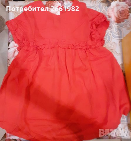 Червена детска блузка на Зара, снимка 1 - Детски Блузи и туники - 33835774