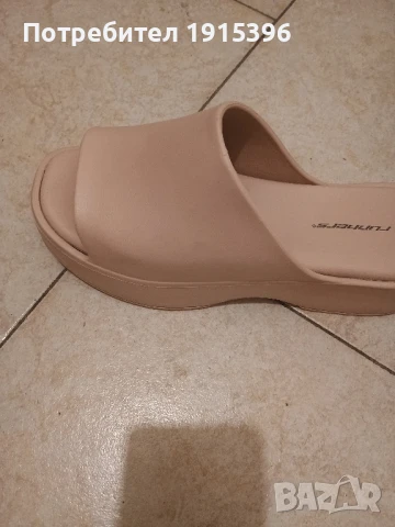 Дамски чехли на платформа , снимка 3 - Чехли - 50839746