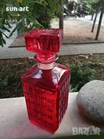 червена гарафа, снимка 3 - Прибори за хранене, готвене и сервиране - 34125067