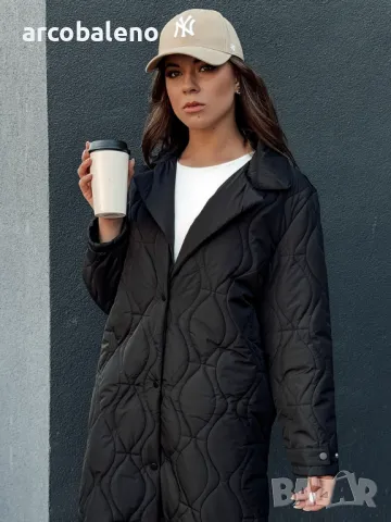 Дамско дълго ватирано палто TRENDIFY, 4цвята , снимка 16 - Якета - 48556422