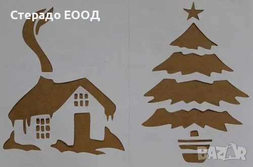 Коледни шаблони, снимка 4 - Декорация за дома - 47840700