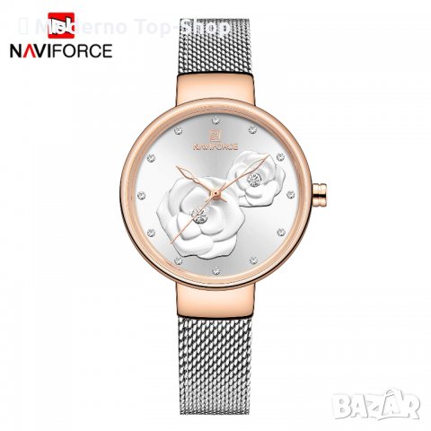 Дамски часовник NAVIFORCE Gold/White Gold 5013 RGWS., снимка 3 - Дамски - 34722162