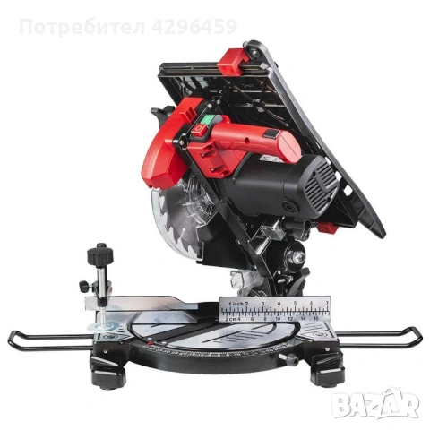 Циркуляр с плот комбиниран RAIDER RD-MS10, рязане под наклон 45°, снимка 9 - Триони и циркуляри - 53699130