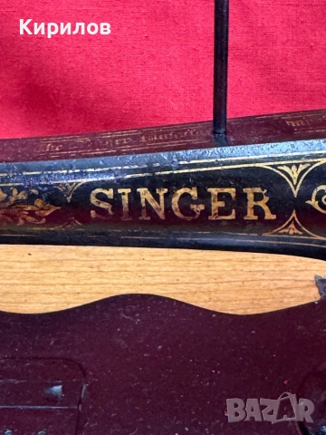 Стара Шевна машина Сингер., снимка 2 - Антикварни и старинни предмети - 53512290
