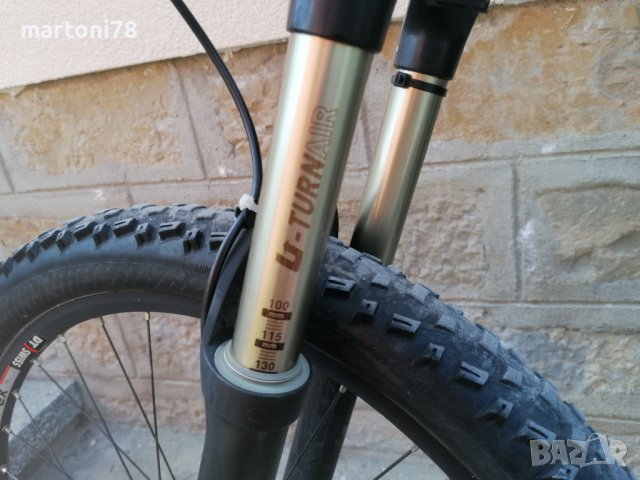 Алуминиев планински велосипед GHOST 26" с хидравлични дискови спирачки мекица, снимка 9 - Велосипеди - 40892569