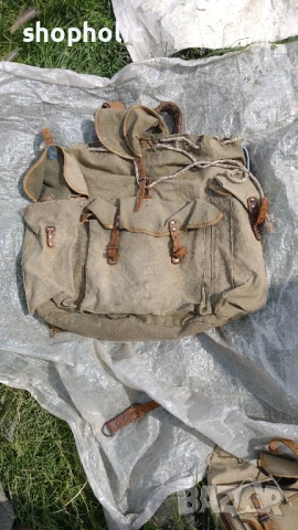 Брезентова раница, снимка 8 - Раници - 16635582