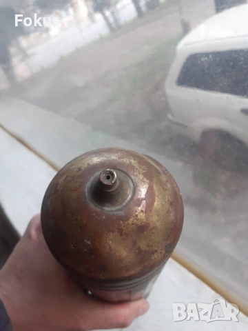 Стар американски бронзов пожарогасител, снимка 7 - Антикварни и старинни предмети - 53333261