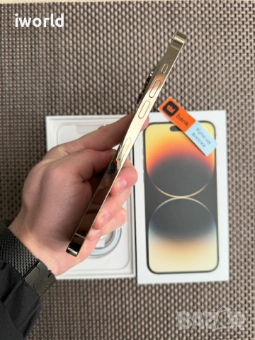 100% Battery 🔋❗️iPhone 14 Pro MAX ❗️Лизинг от 19€/мес Gold 📛 златен 128Gb 📛 , снимка 8 - Apple iPhone - 53632999