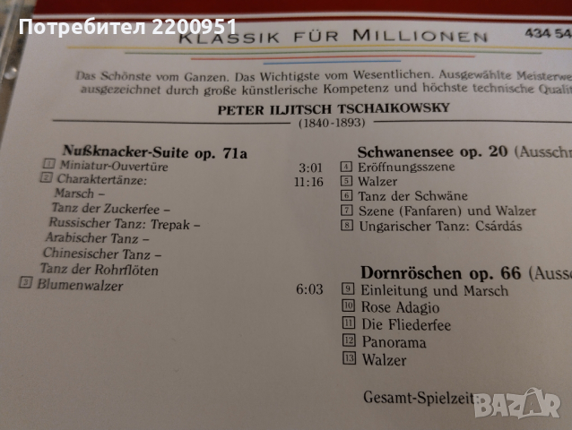 TSCHAIKOWSKY, снимка 6 - CD дискове - 44701053