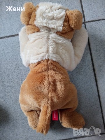 Плюшено куче булдог MaxiMo, 30 см, снимка 2 - Плюшени играчки - 44328125