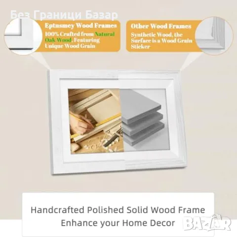 Нова Смарт дигитална рамка 10.1” WiFi 32GB Uhale, подарък идея спомен, снимка 3 - Други стоки за дома - 49396249