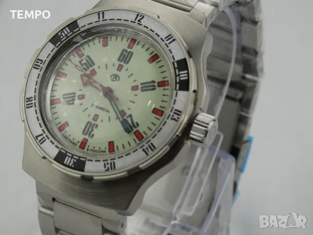 ВОСТОК АМФИБИЯ АВТОМАТИЧЕН-FULL LUME ref: 16089А- “ЧЕРНОБИЛ-ПРИПЯТЬ”, снимка 8 - Мъжки - 44069391