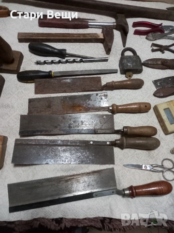 Ножове стари дърводелски инструменти и други, снимка 3 - Ножове - 53240994
